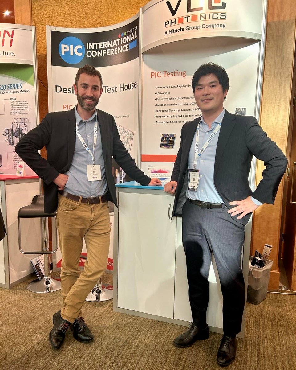 What a fantastic event #PICInternational was, a great opportunity to showcase VLC Photonics' new frontend design and backend testing capabilities, supporting our customers in overcoming upcoming PIC challenges in high-speed, reliability, and automated testing.