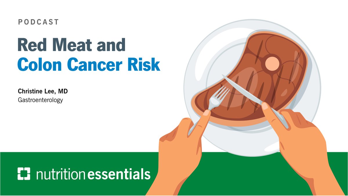 Cleveland Clinic (@clevelandclinic) on Twitter photo Research shows that eating large quantities of red meat can increase colorectal cancer risk by about 30%. Learn more about what a meat-centric diet does to your gut in this Nutrition Essentials podcast.
my.clevelandclinic.org/podcasts/healt… Research shows that eating large quantities of red meat can increase colorectal cancer risk by about 30%. Learn more about what a meat-centric diet does to your gut in this Nutrition Essentials podcast.
my.clevelandclinic.org/podcasts/healt…