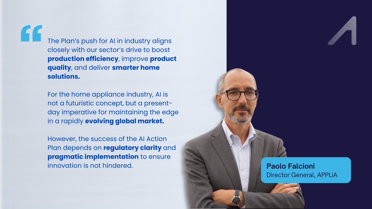 The <a href="/EU_Commission/">European Commission</a>’s AI Continent Action Plan is a bold move to scale #AI across 🇪🇺. 

While we support the EU's ambition for AI leadership, we emphasise the need for practical implementation, clear guidelines, and genuine collaboration.

<a href="/paolofromfar/">Paolo Falcioni</a> highlights the role of AI