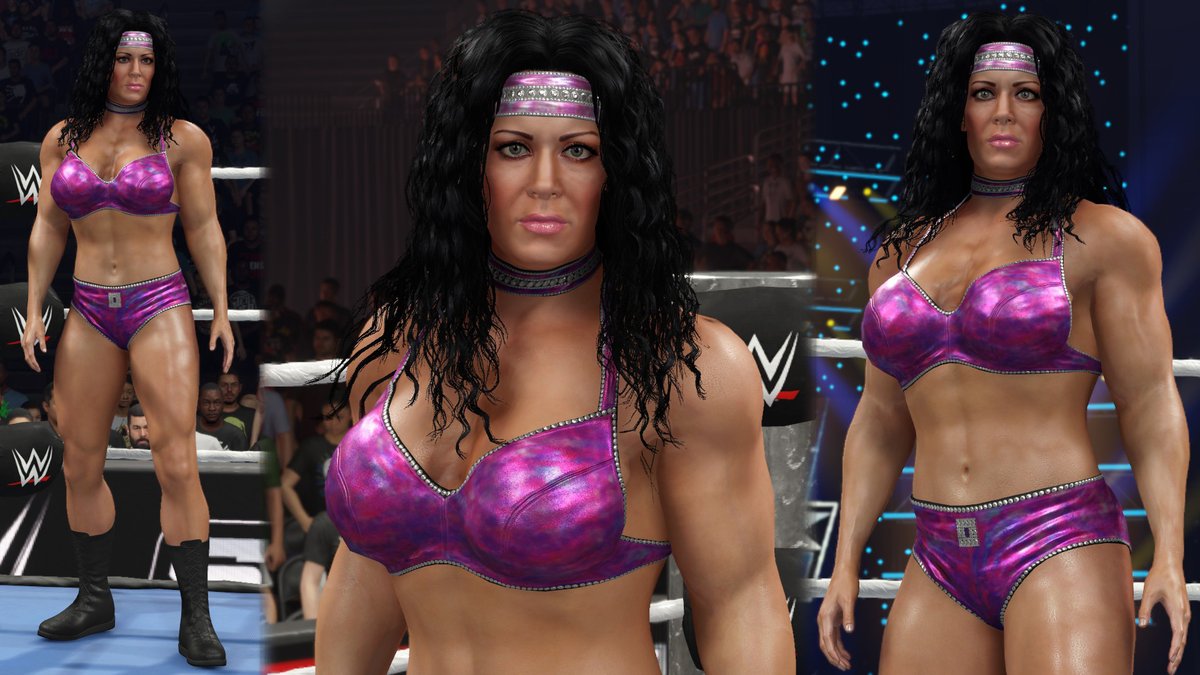 refatrahman16's tweet image. Hopefully doing an attire pack #Chyna #WWE2K25
