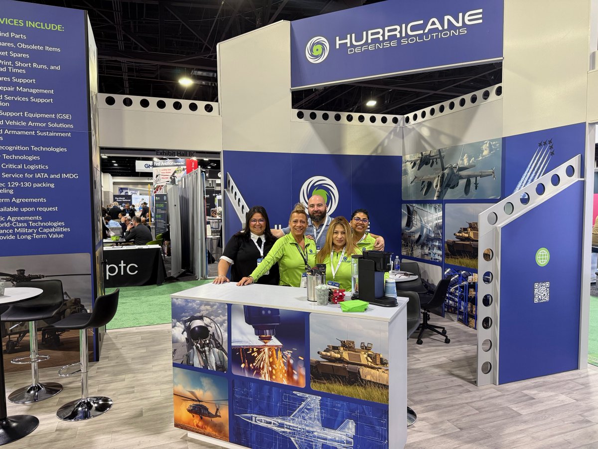 HurricaneAero's tweet image. The Hurricane team is showing up in green and ready to take on Day 2 of MRO Americas! Stop by booth #3441 and say hello!

#MROAmericas2025 #DefenseSupport #MissionReady #hurricanedefense #defensesolutions #OEMs #womenowned #aircraftparts #hubzone #hubzonecertified #wosb #wbenc