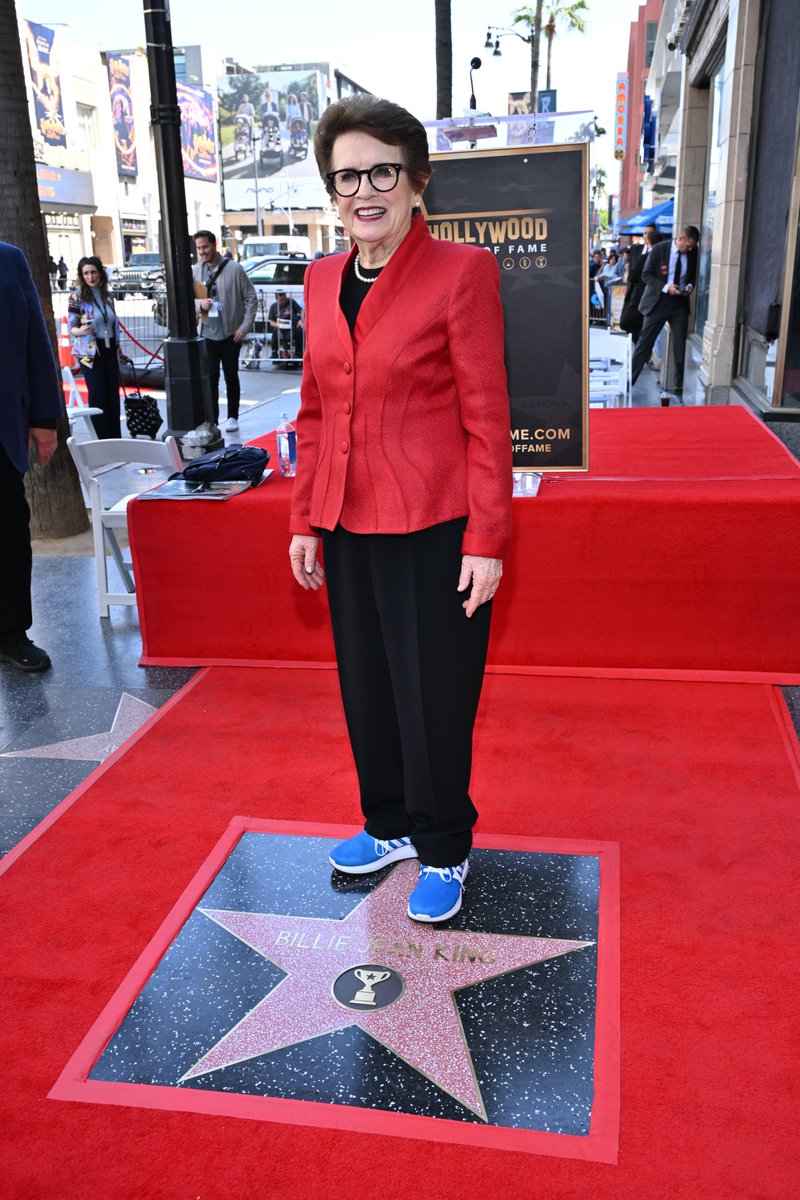 R&CPMK (@randcpmk) on Twitter photo ā Ā Congratulations to long time client and tennis legend <a href="/BillieJeanKing/">Billie Jean King</a> on her well-deserved star on the Hollywood Walk of Fame!
We are proud to celebrate this milestone as she becomes the first woman to receive a star in the new sports entertainment category. ā Ā Congratulations to long time client and tennis legend <a href="/BillieJeanKing/">Billie Jean King</a> on her well-deserved star on the Hollywood Walk of Fame!
We are proud to celebrate this milestone as she becomes the first woman to receive a star in the new sports entertainment category.