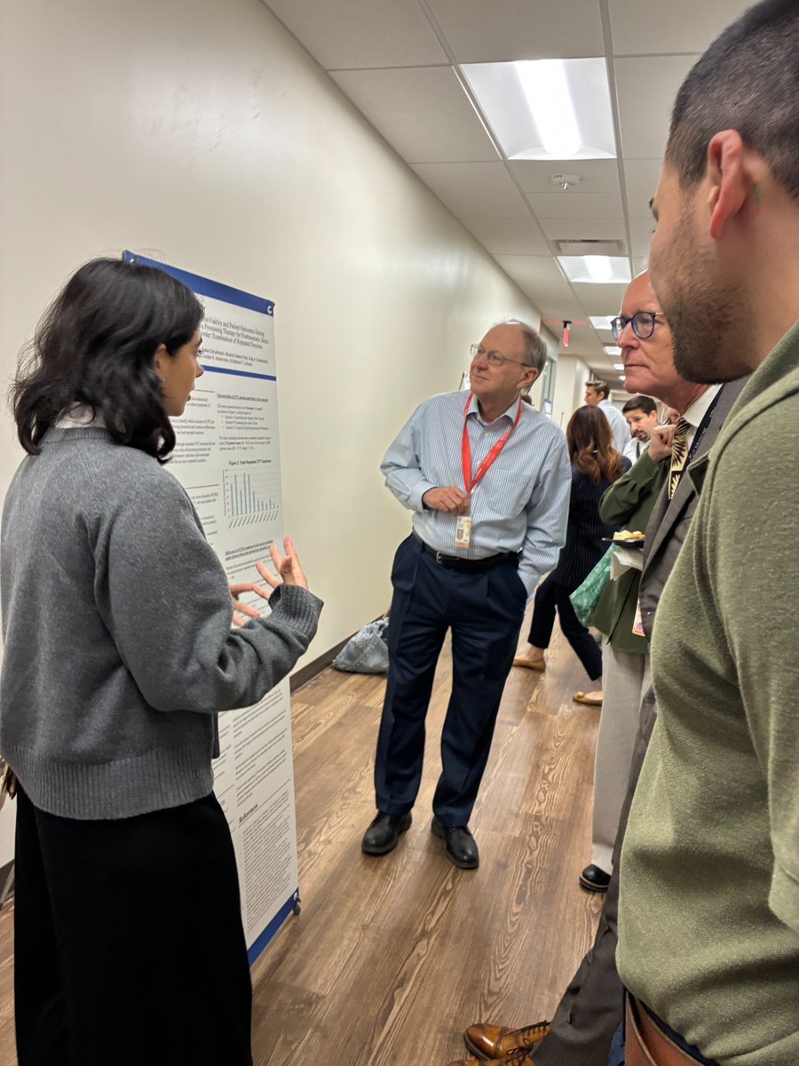 STRONG STAR Training Initiative (@strongstartrain) on Twitter photo Big congrats to Dr. Bailee Schuhmann, Cyrus Pattee, Maythe Vega, and Andres Vazquez for presenting PTSD research at <a href="/UTHSAResearch/">UT Health San Antonio Research</a>'s Research Quality Improvement Day! 🎉🙌 Sincere thanks to everyone involved in organizing this inspiring event.
#Research #PTSD #MentalHealth Big congrats to Dr. Bailee Schuhmann, Cyrus Pattee, Maythe Vega, and Andres Vazquez for presenting PTSD research at <a href="/UTHSAResearch/">UT Health San Antonio Research</a>'s Research Quality Improvement Day! 🎉🙌 Sincere thanks to everyone involved in organizing this inspiring event.
#Research #PTSD #MentalHealth