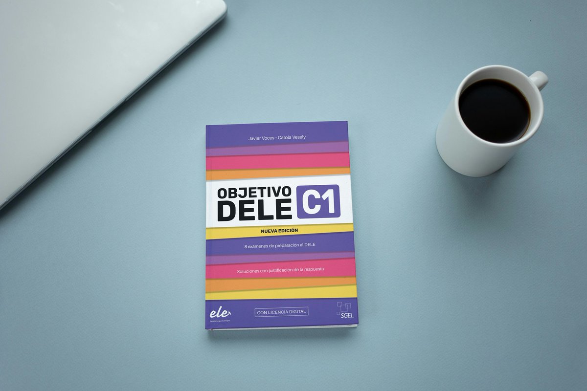 sgel_ele's tweet photo. ¡Os informamos de la reciente publicación de Objetivo DELE C1 Nueva edición! 🤩🤩
Más información y unidad de muestra en: https://t.co/7GCml55GAN
#españollenguaextranjera #sgelele #ManualesELE #materialesELE #DELEC1 #examendele https://t.co/StYt9SNUdu