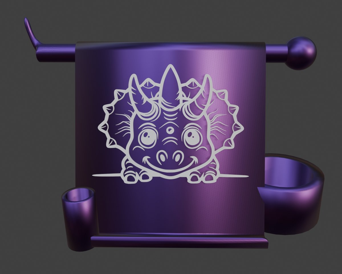 ¡El soporte definitivo jurásico! 🦕
Este simpático mini dinosaurio no solo sostiene tu móvil 📱 con estilo, sino que también se encarga de tus llaves 🔑, tu lápiz o bolígrafo ✏️, y hasta un pequeño accesorio más (como auriculares, anillos o una moneda).
cults3d.com/es/modelo-3d/a…