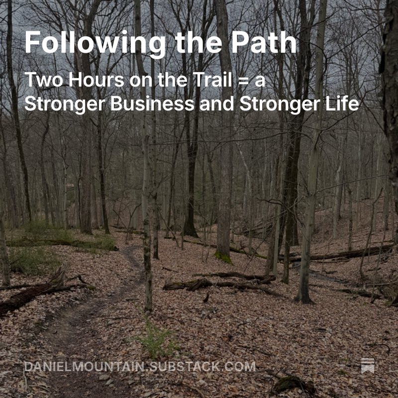 A ride through the woods, and a reminder of why I keep building. danielmountain.substack.com/p/following-th…