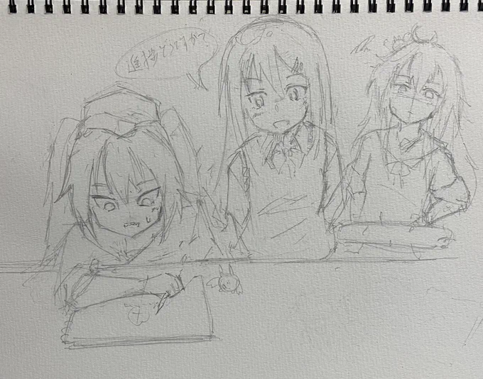 これは昨日ジークアクス待機時間で描いたらふ🦀 