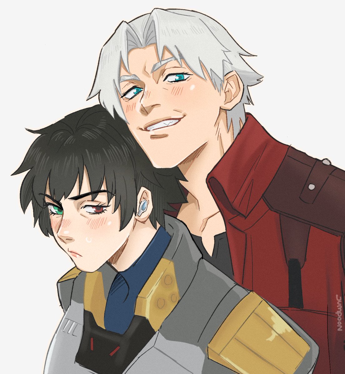 jumpoon's tweet photo. Lady &amp; Dante 🤍❤️ #DevilMayCry #DevilMayCryNetflix #DMC https://t.co/mmJl5UWAeH