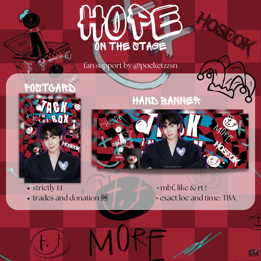 pocketzzsn's tweet photo. ✨ HOPE ON THE STAGE MANILA ✨
freebies by:  @pocketzzsn ⋆ ۪𖥔 ˑ 
📢 for day 1 and day 2 
📢 1:1 ratio
📢 like and rt
📢 super limited qty

#HOPE_ON_THE_STAGE_TOUR_Manila #HOTS https://t.co/7arGdMxASR