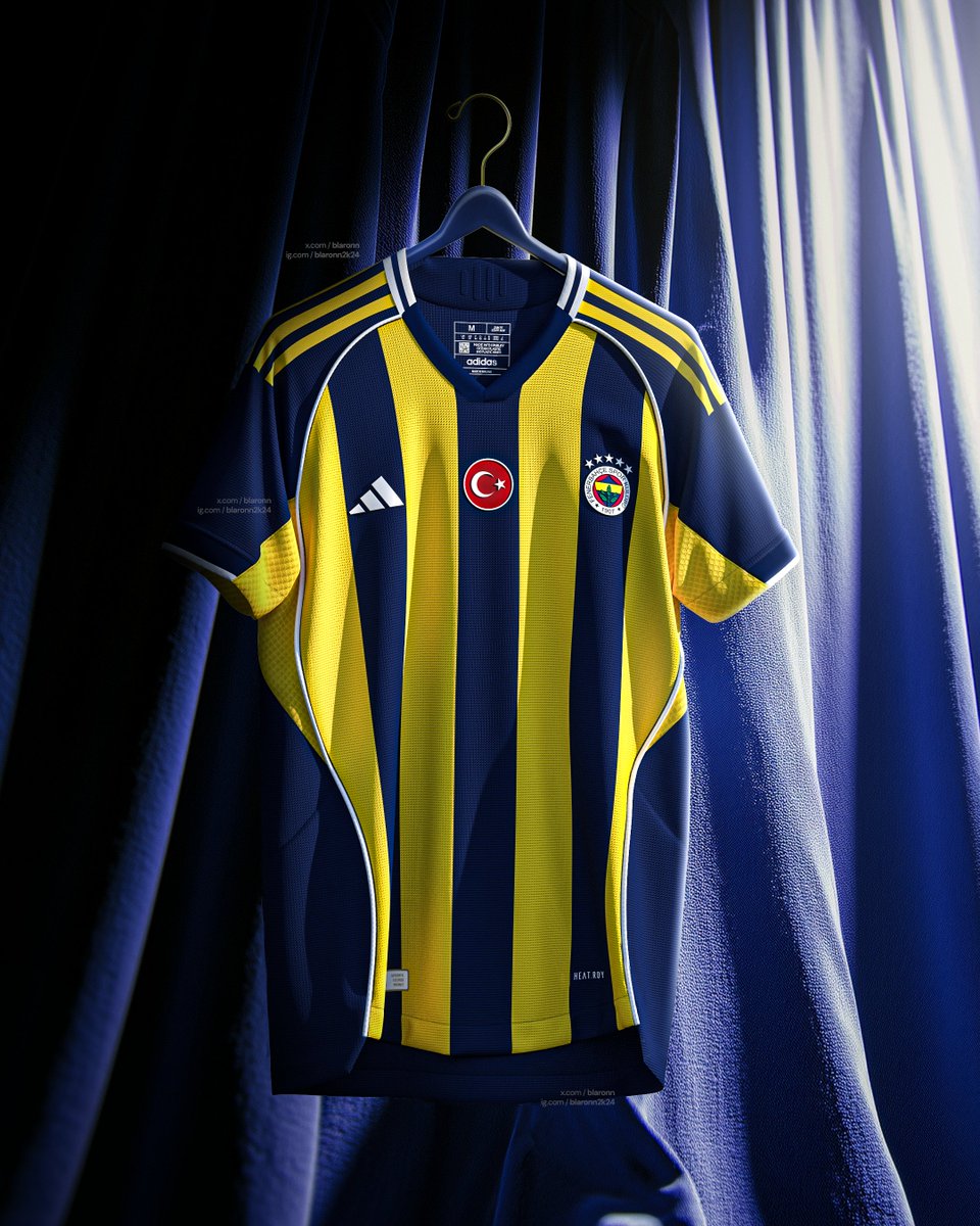 🌟 Fenerbahçe 25/26 sezonu ''muhtemel'' Çubuklu Forma.