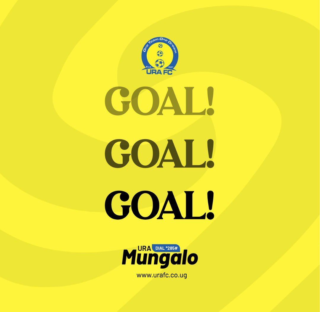 URAFC_Official's tweet photo. #SUPL: 89 mins
Bunyaga makes it four off a Moses Aliro assist
URA FC 4-0 Soltilo Bright Stars FC (Ssemujju’ 16, Bunyaga’ 39’ 89, Aliro’ 56)
#URAFC | #OneTeamOneDream | #StartimesUPL | #URASBS https://t.co/vxQhR3WLR0