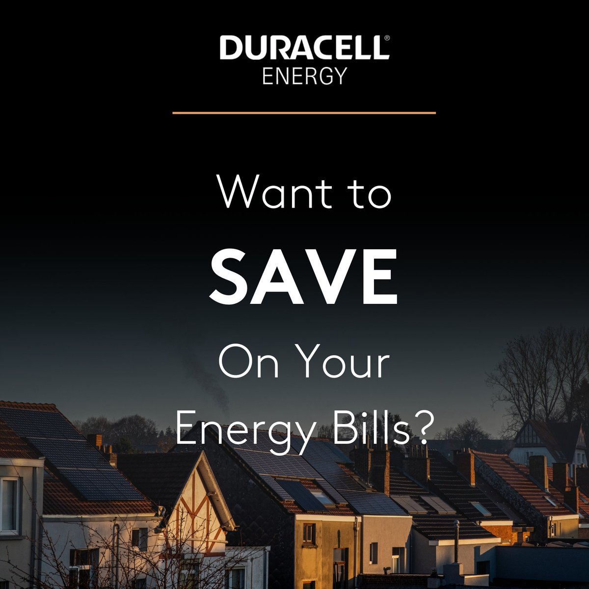 Homeowners today are looking for ways to reduce costs and improve energy efficiency. The Duracell Energy Home Energy Ecosystem offers an ideal solution.​

By using off-peak energy and solar power, homeowners can cut energy bills and increase independence. ​

The Dura5 battery