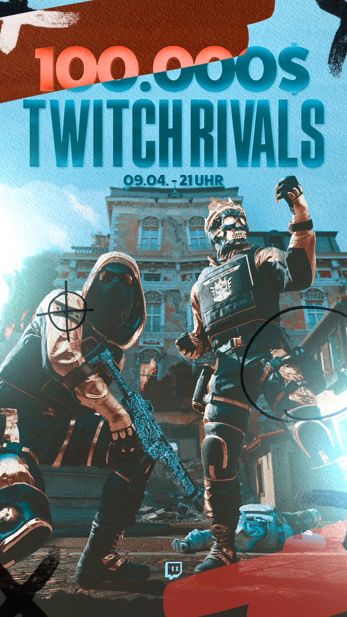 $100.000 Twitch Rivals w/ <a href="/cPentagon_/">Cano</a>  &amp; <a href="/LayzeMT/">🍀</a> um 21 Uhr