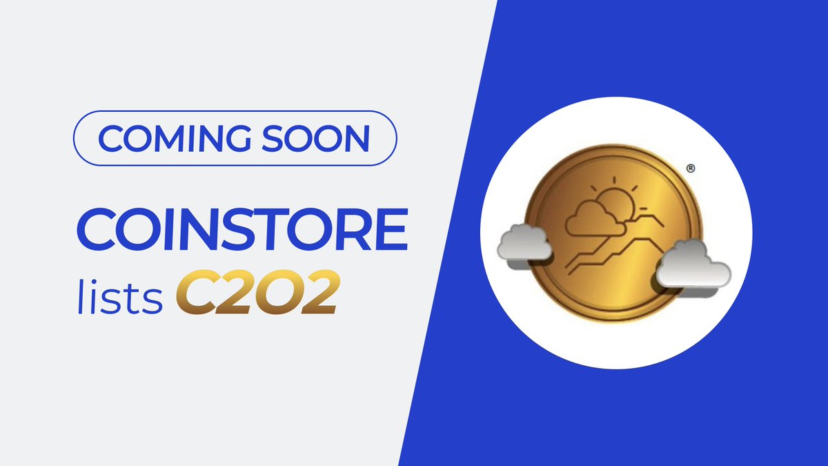 CoinstoreExc's tweet photo. 🔥COMING SOON ON COINSTORE🔥

👏 Welcome: Carbon 202 $C202👏

👇Watch this space for more👇
🌎Official website: https://t.co/7Ti6P3K28X https://t.co/4a4M1frYb5