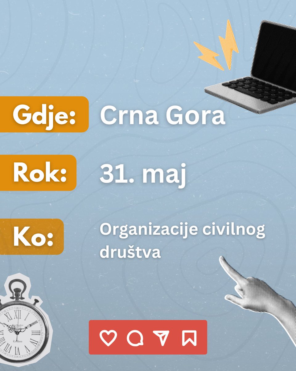 CIN__CG's tweet image. 📩 Prijave slati na: assistantcincg@gmail.com i redakcijacincg@gmail.com

📘 Više info na linku  cin-cg.me/otvoreni-poziv…

@RDN_Diversity 

#CINCG #RDN #CivilnoDruštvo #StopGovoruMržnje #OtvorenPoziv #ZapadniBalkan