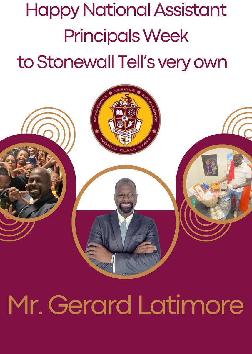 🎉 Happy #NationalAPWeek! Huge shoutout to Mr. Gerard Latimore, Ed.S.(@aplatimore) for making a meaningful impact at STES every day! 📷<a href="/NPorter17/">Nikki R. Porter</a>
<a href="/EC_Tyson/">Tyson!</a>
#settingthestandard