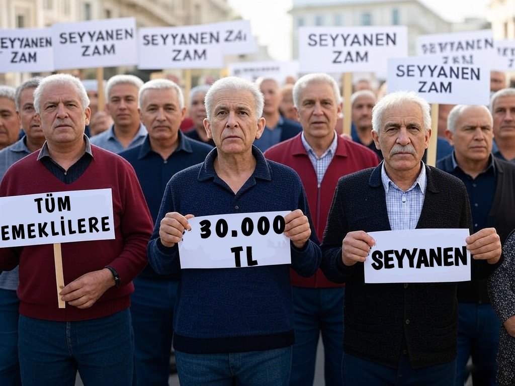TÜM EMEKLİLERE 
30.000 TL SEYYANEN ZAM ŞART‼️

#EmekliyeÇareSeçim
#Yasa5000KısmininHakkıdır
<a href="/isikhanvedat/">Prof. Dr. Vedat Işıkhan</a> <a href="/_cevdetyilmaz/">Cevdet Yılmaz</a>