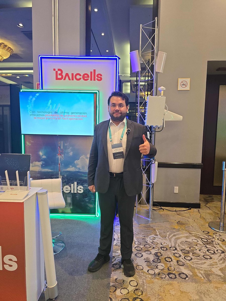 Baicells's tweet image. Last day to meet the @Baicells team at #ConectaMexico!
Swing by to chat with Daniel Nieto &amp;amp; Gina Celis about all things private networks.
Don’t miss your chance to connect before the event wraps up!

#PrivateNetworks #Baicells #Telecom