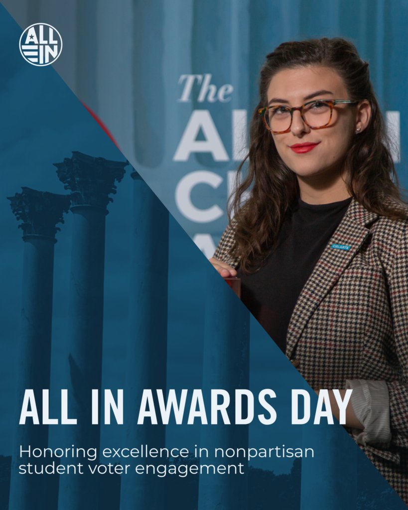 Unify America (@_unifyamerica_) on Twitter photo Congrats to the 2025 <a href="/allintovote/">ALL IN Campus Democracy Challenge</a> Honor Roll & Individual Champion awardees! 👏 Thanks for your dedication to nonpartisan civic + voter engagement on campus. See all the honorees: allin.vote/awards #AllInAwards #AllInToVote Congrats to the 2025 <a href="/allintovote/">ALL IN Campus Democracy Challenge</a> Honor Roll & Individual Champion awardees! 👏 Thanks for your dedication to nonpartisan civic + voter engagement on campus. See all the honorees: allin.vote/awards #AllInAwards #AllInToVote