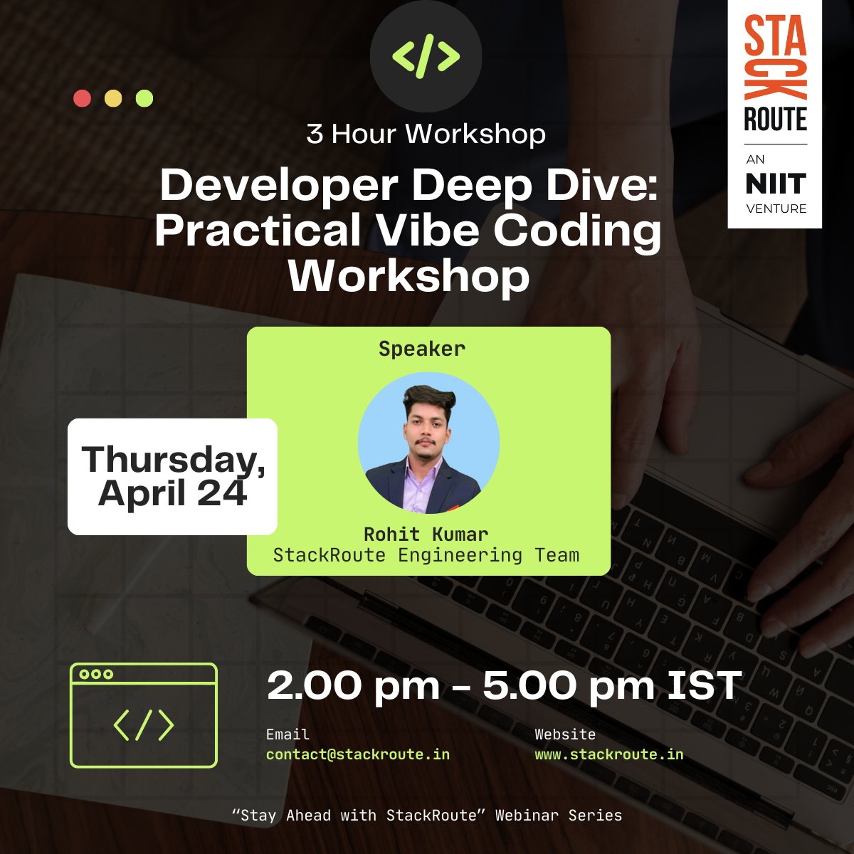 StackRoute tweet media