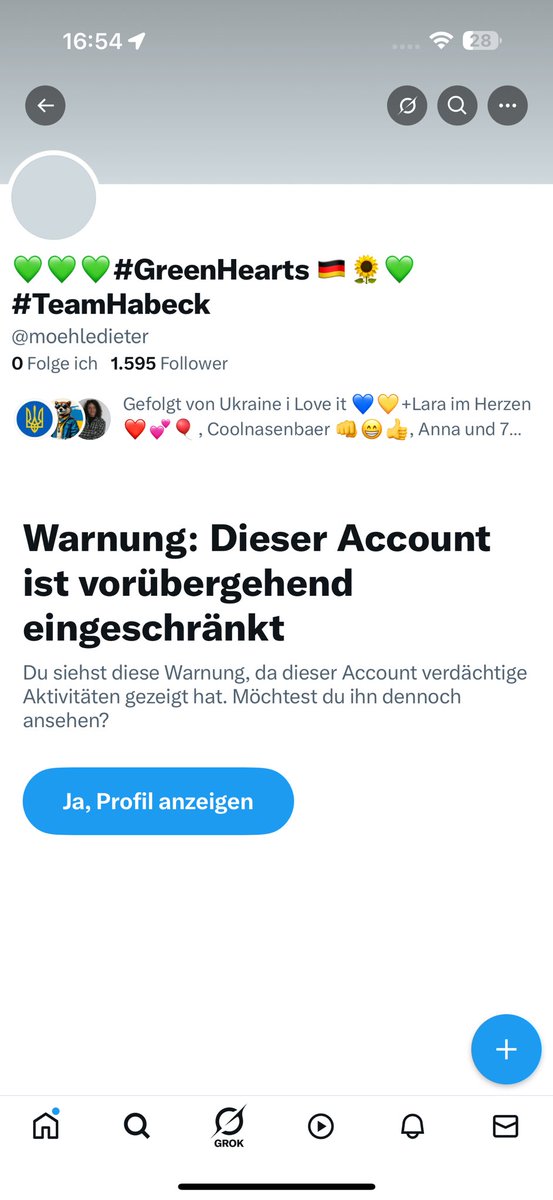 Ich habe verdächtige Informationen angezeigt?

Ging es um den AfD-Singer?
Der ist sehr verdächtig.