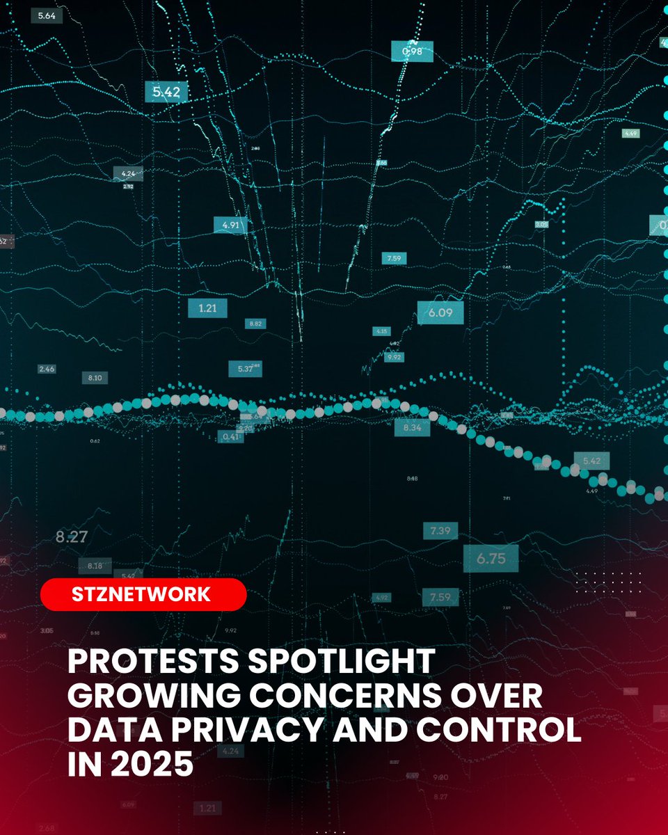 StZnetwork's tweet photo. The HandsOff protests are igniting national conversations about data privacy and control. As digital footprints grow, so do concerns over surveillance and corporate data practices. It's time for stronger protections! #stznetwork.com https://t.co/gwj7wvxICh