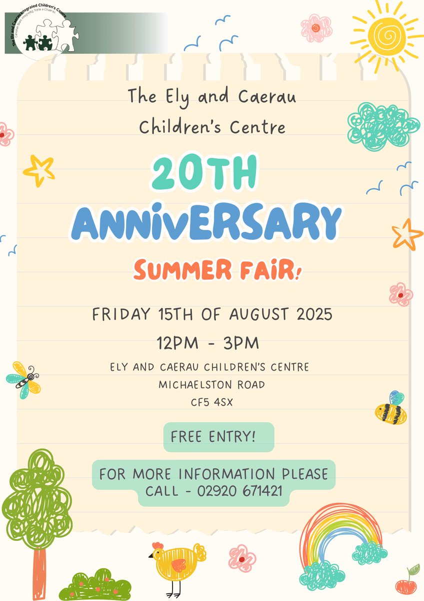 The Ely & Caerau Integrated Children’s Centre tweet media