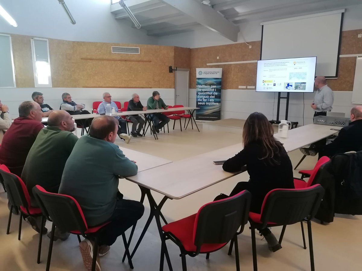 Contents d'haver compartit inquietuds i experiències amb la Comunitat de Regants Segarra-Garrigues i l'equip de Mas Badia d'<a href="/irtacat/">IRTA</a> !