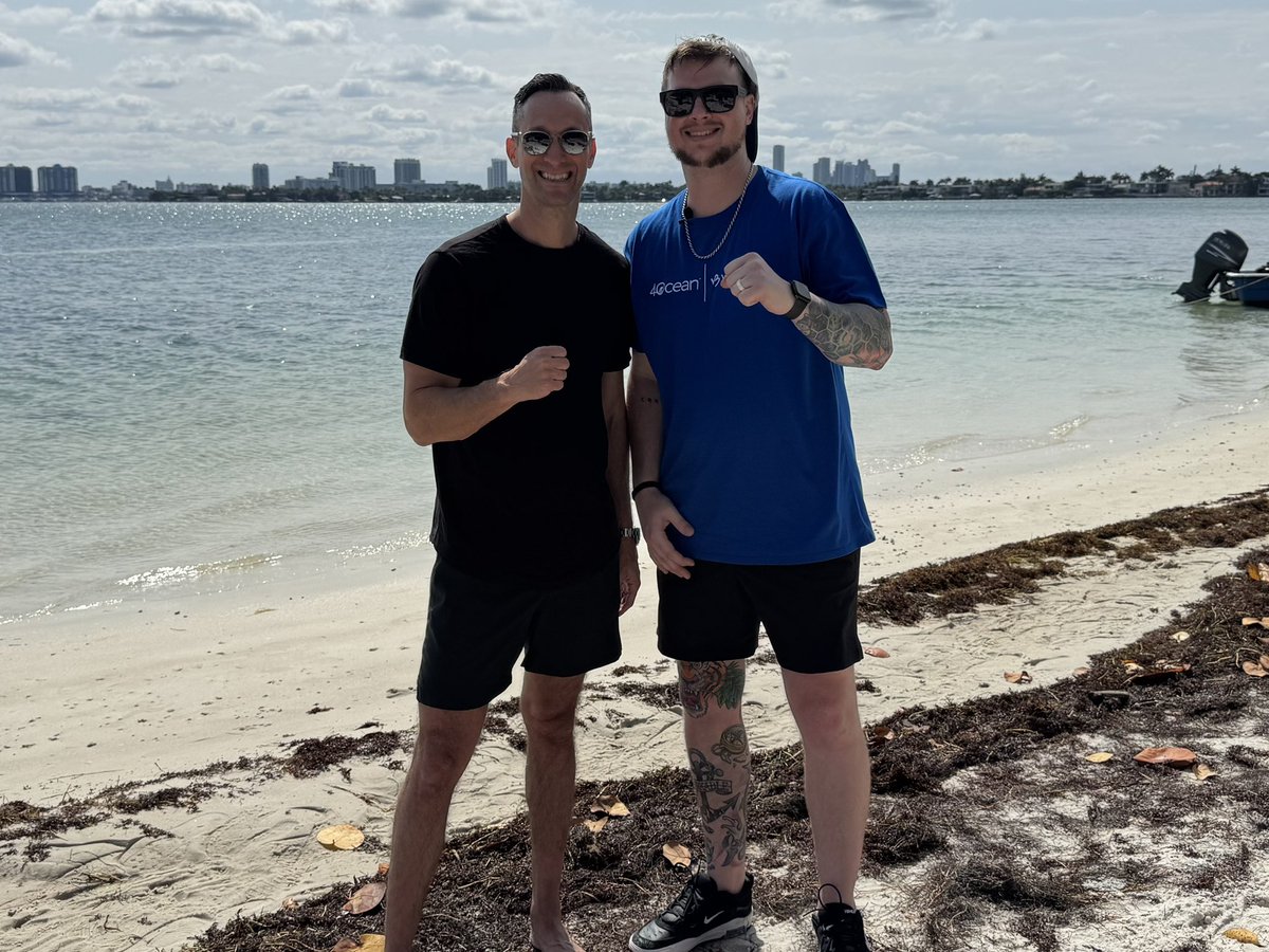 Aj (@ajwritescrypto) on Twitter photo Just caught up with my friend <a href="/scottmelker/">The Wolf Of All Streets</a> at the VeChain 4Ocean clean up Miami! 👀
He just dropped SO MUCH alpha!
Stay tuned for the interview! 😎 Just caught up with my friend <a href="/scottmelker/">The Wolf Of All Streets</a> at the VeChain 4Ocean clean up Miami! 👀
He just dropped SO MUCH alpha!
Stay tuned for the interview! 😎