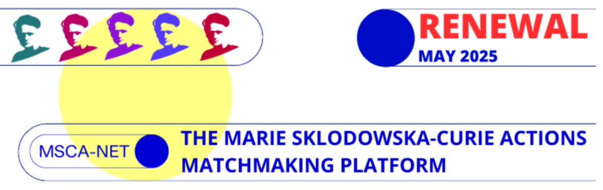 Is your organization looking to join a consortium for MSCA Doctoral Network or Staff Exchange? Join the MSCA matchmaking platform!
buff.ly/Wyopsna