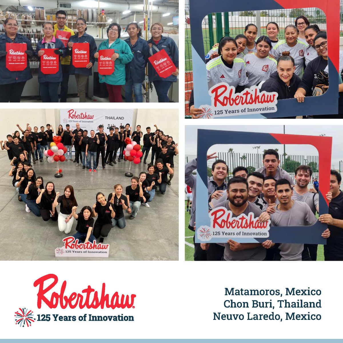 Our teams from around the world are celebrating our 125th anniversary with food (and cake!), games and lots of spirit. We’re having such a great time we can’t wait until our next 125th anniversary to do it again. #Robertshaw #Innovation #125YearsOfInnovation
