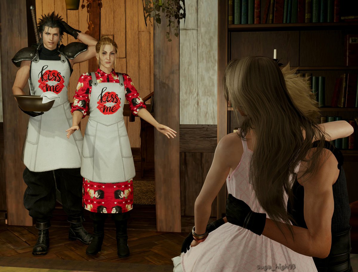 Both couples have some explaining to do...🤣

Zack and Elmyra finds out Cloud and Aerith are already awake. Clerith finds out about Zalmyra. 🥰