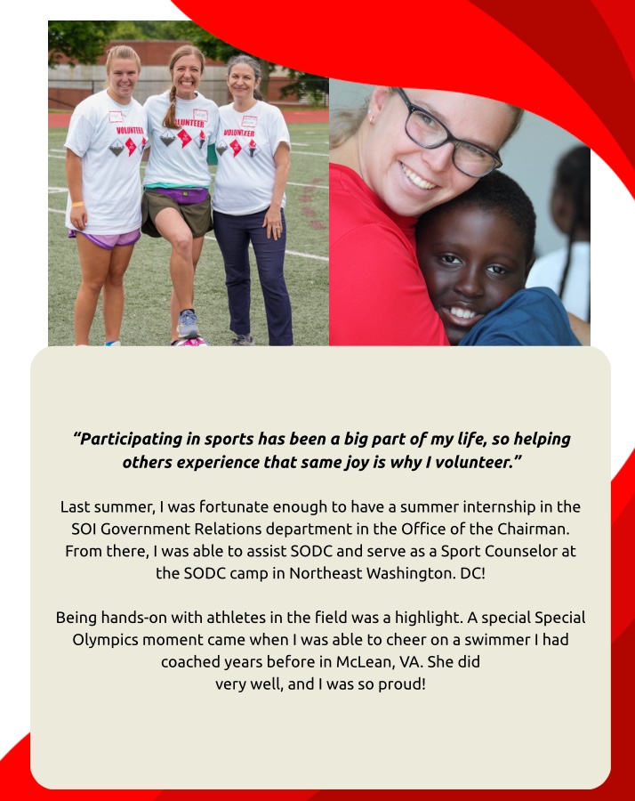 Meet Lilly Fowler, a Special Olympics Volunteer! Making an impact in DC and beyond!