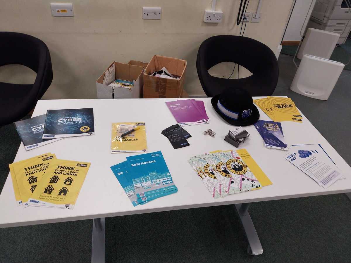 Thank you for attending our community drop-in at Archway Library #CommunityCrimeFighting