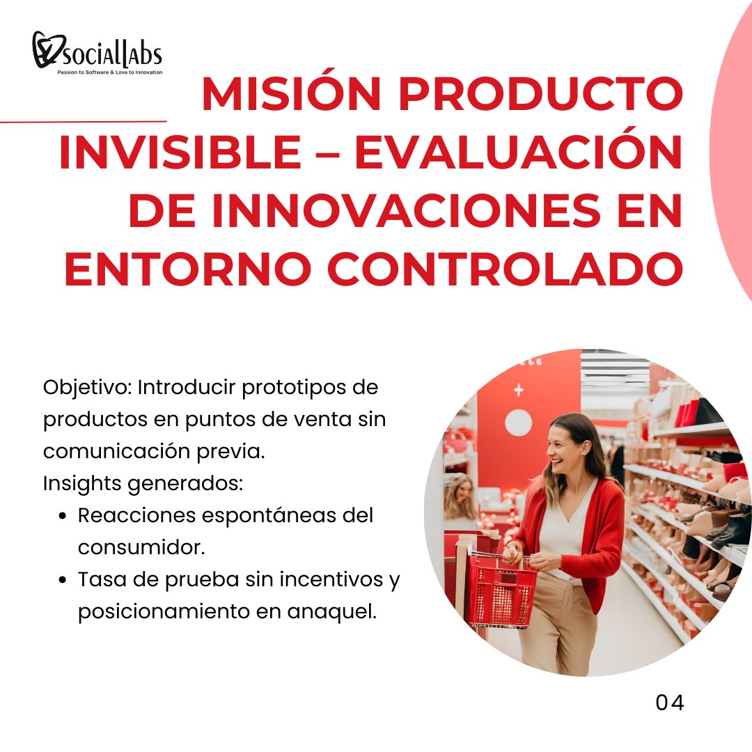 SocialLabsBCN's tweet photo. 🕵️‍♂️ Misión Producto Invisible
Ponemos a prueba tus innovaciones en puntos de venta reales, sin revelar que es un test.
✅ Evalúa su potencial sin sesgos, antes de invertir en un lanzamiento masivo. https://t.co/d85XWo8Kvc