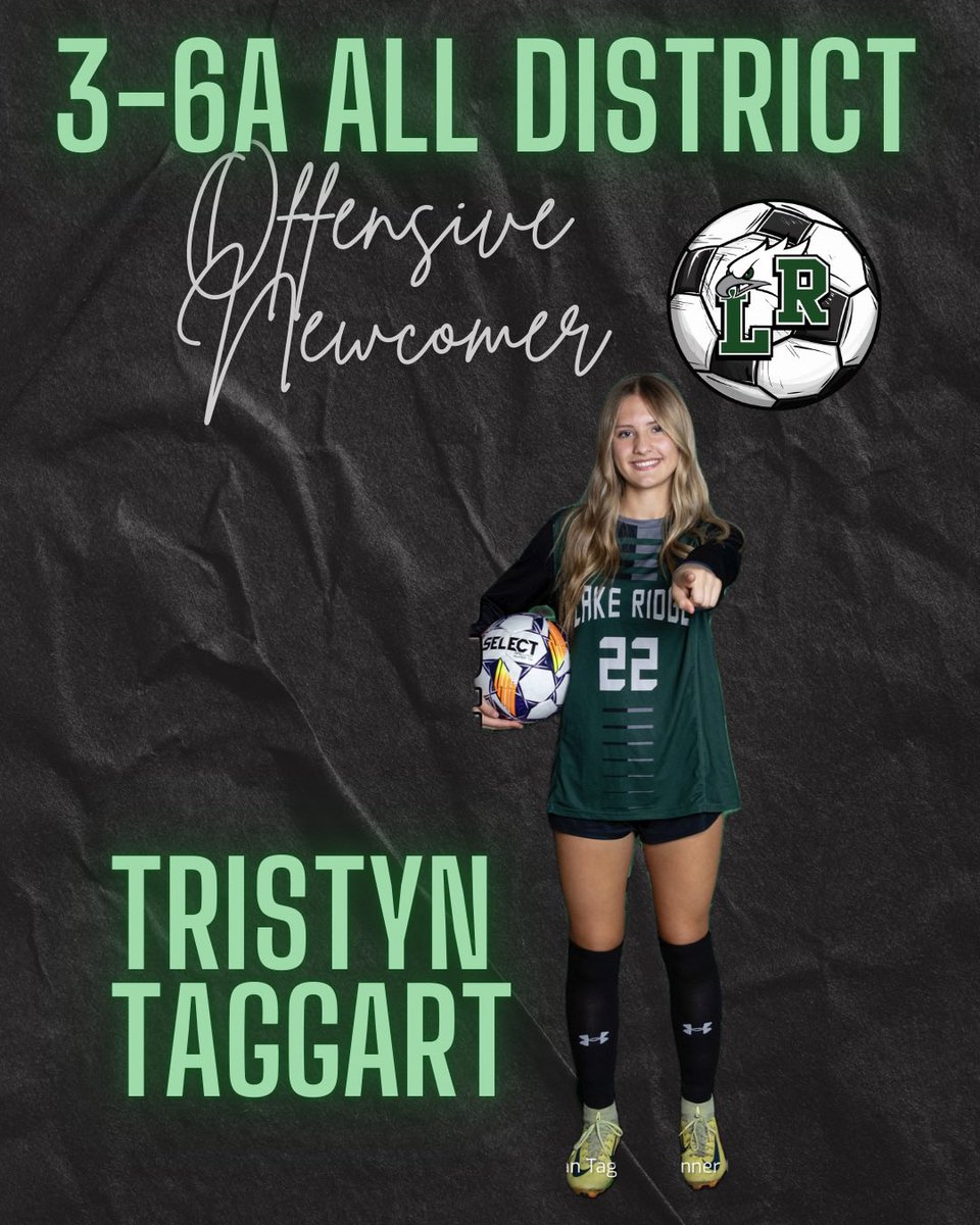 Lake Ridge Girls’ Soccer (@lr_gsoccer) on Twitter photo 2025 3-6A District Offensive Newcomer of the year!! Congratulations, Freshman #22!! Well Deserved 🦅💚
<a href="/MISDathletics/">MISD Athletics Dept.</a> <a href="/alltheway30/">Ashley Alloway</a> 2025 3-6A District Offensive Newcomer of the year!! Congratulations, Freshman #22!! Well Deserved 🦅💚
<a href="/MISDathletics/">MISD Athletics Dept.</a> <a href="/alltheway30/">Ashley Alloway</a>
