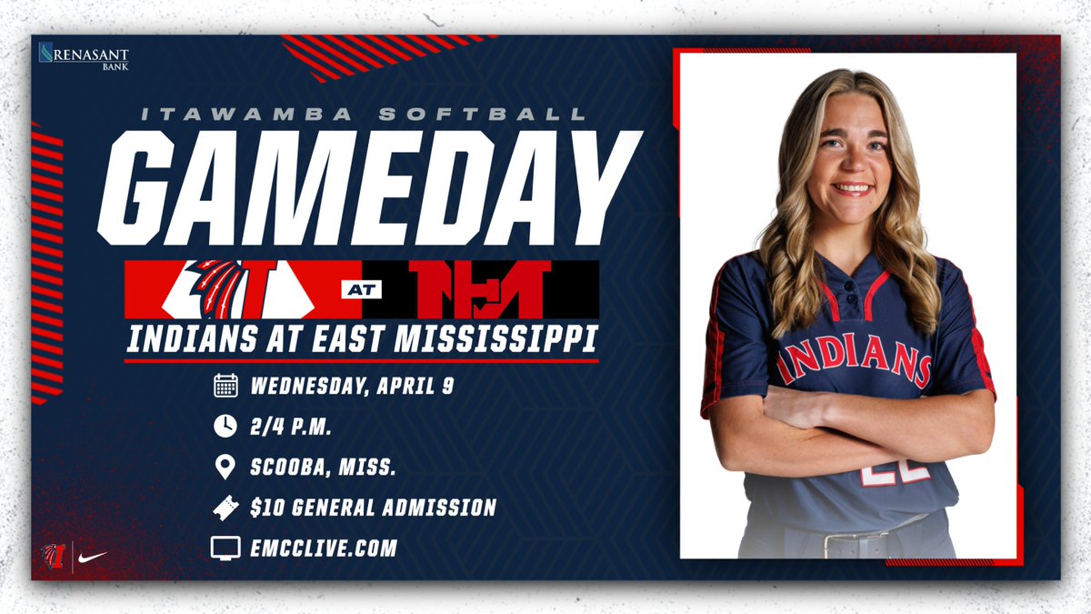 LetsGoICC's tweet photo. #ICCSB GameDay!
🥎 at East Mississippi
⏰ 2 | 4 p.m.
📍 Scooba, Miss.
🎟️ $10 General Admission
📺 https://t.co/uRyCjGiQVl
🏹 #RollTribe https://t.co/qZEvlf6u9K