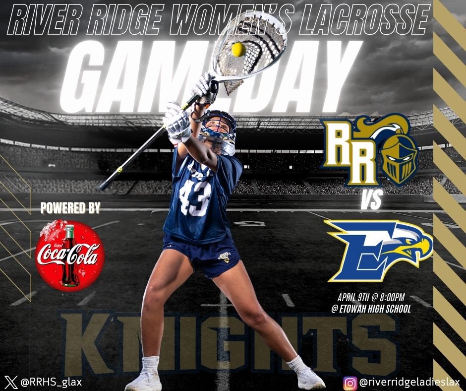 RRHS_glax's tweet image. 🚨GAMEDAY ALERT🚨
Your Lady Knights 🥍 team returns to action tonight following Spring Break. They travel across town to take on the Lady Eagles at 8:00pm. GO KNIGHTS⚔️💙💛 #FAMILY #HokaHey