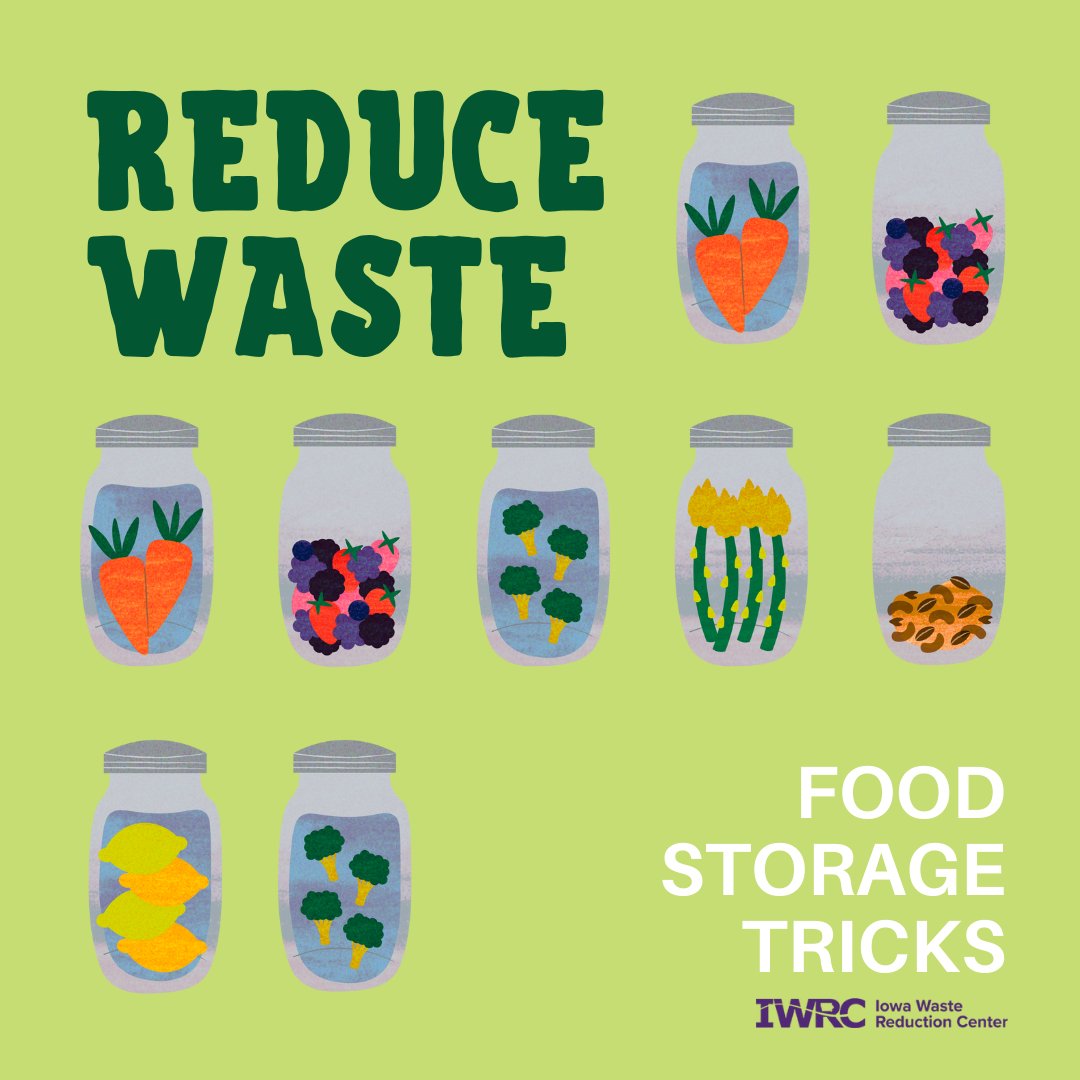 Did you know in the US, we waste 30-40% of our food? Proper food storage can help keep your produce fresh longer, thus reducing food waste and conserving resources.🌽Small changes can make a big impact! Let’s make a difference together.♻️🍽️