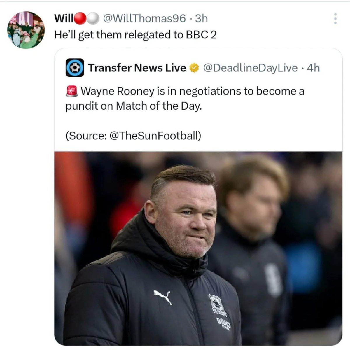 Not Match of the Day tweet media