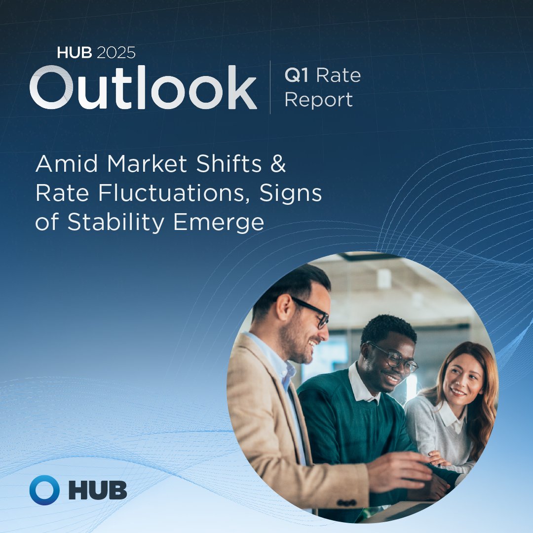 HUBInsurance's tweet image. Explore the HUB Outlook Q1 Rate Report to learn how to best review your risk management strategy &amp;amp; be prepared for tomorrow’s challenges: ow.ly/8BYo50VwYlS

#Outlook2025 #RiskManagement #HUBInternational