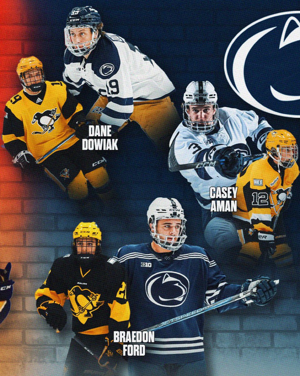 Penguins Elite (@pghpenselite) on Twitter photo 8️⃣ former #PensElite players are heading to the <a href="/NCAAIceHockey/">NCAA Ice Hockey</a> #MFrozenFour this week! Best of luck to all — we’ll be cheering you on!
#LetsGoPens 8️⃣ former #PensElite players are heading to the <a href="/NCAAIceHockey/">NCAA Ice Hockey</a> #MFrozenFour this week! Best of luck to all — we’ll be cheering you on!
#LetsGoPens