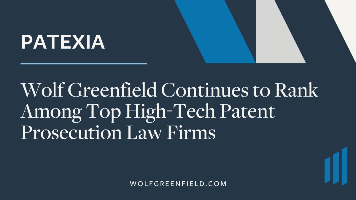 Wolf Greenfield tweet media