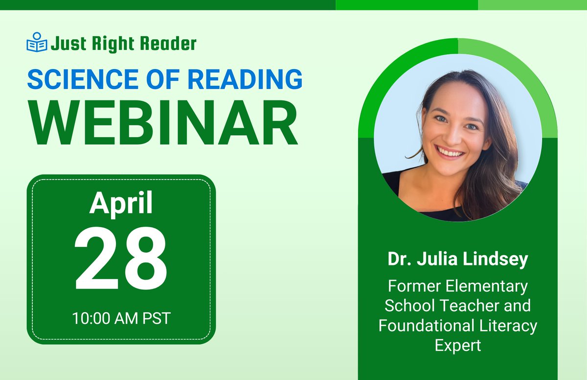 Join our Science of Reading Live Event!
Dr. Lindsey shares how to streamline decoding instruction without sacrificing impact. 

 🔹 Routines to make decoding instruction more efficient
 🔹 Strategies to individualize support based on student needs

➡️ hubs.la/Q03g7WzG0