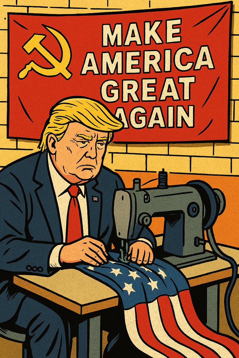 LOST7500BTC's tweet photo. โThis is a tariff on Chinese memes!โ ๐บ๐ธ๐งต
Donald Trump hard at work bringing manufacturing back โ one stitch, one meme, one $TARIFF at a time.
The most viral meme coin of the trade war is here.
#TARIFF
#MAGAcoin
#PumpTrump
#MakeAmericaGreatAgain https://t.co/boiya1NpdX