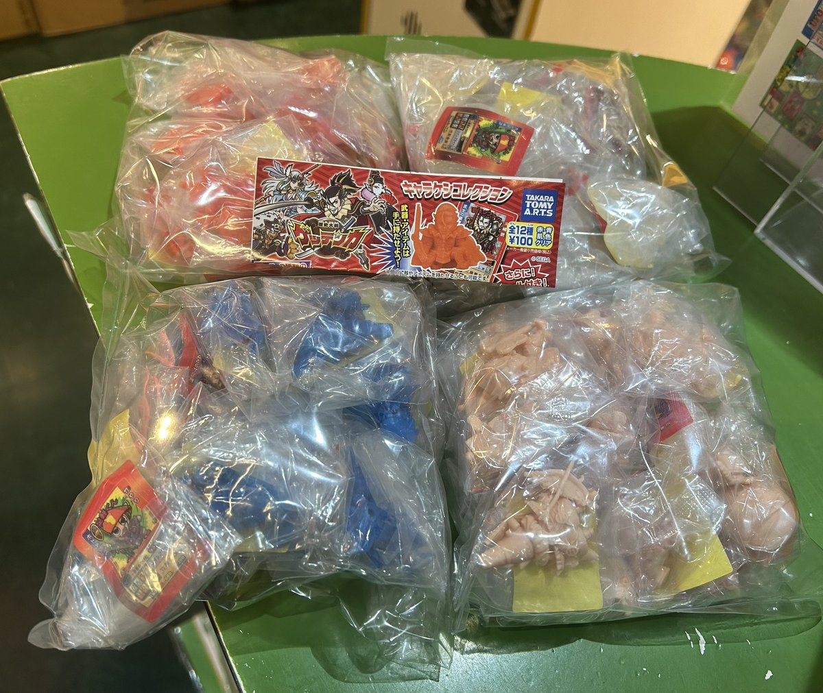 歴史大戦ゲッテンカ キャラケシコレクション 赤・青・肌色・クリア 全