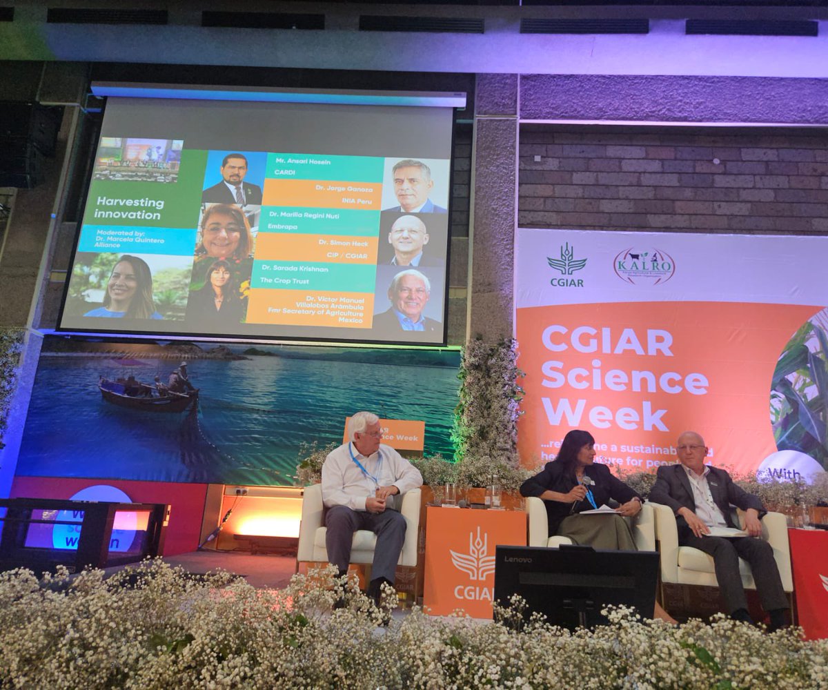 vmva1950's tweet photo. En mi intervención en la plenaria de hoy de la #CGIARScienceWeek, destaqué la importancia de fortalecer la asistencia técnica en las comunidades más pobres, como lo hacemos con @CIMMYT y #MasAgro en el sur de #México. https://t.co/4denQEpCrT