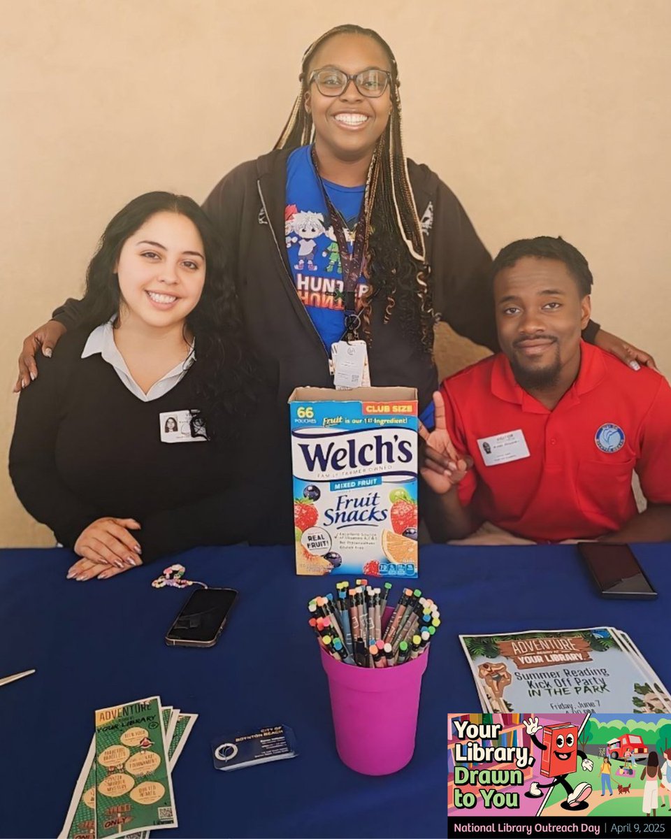 We are here to meet you where you are. Today we celebrate National Library Outreach Day!

#LibraryOutreachDay #NationalLibraryWeek #BoyntonLibrary
