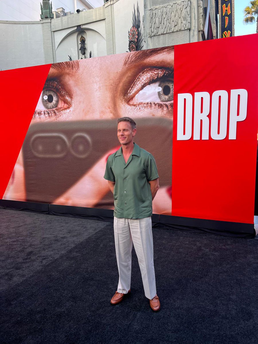 What an amazing night premiering <a href="/DropTheMovie/">Drop Movie</a> at the <a href="/ChineseTheatres/">TCL Chinese Theatres</a> — a dream come true for me. I grew up watching movies in this iconic theater. I hope you all see DROP this weekend.  Support original movies. We need more of them. ❤️🙌🏻