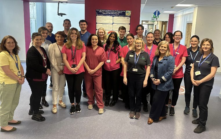 TipperaryUH's tweet image. Members of TippUH Health and Social Care Professional Teams celebrating National HSCP Day Thank you all for the care you provide our patients @HSEDubSouthEast